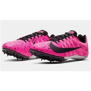 Nike Zoom Rival S9 Pink Black Racing RunningTrack Cleats Size 9.5